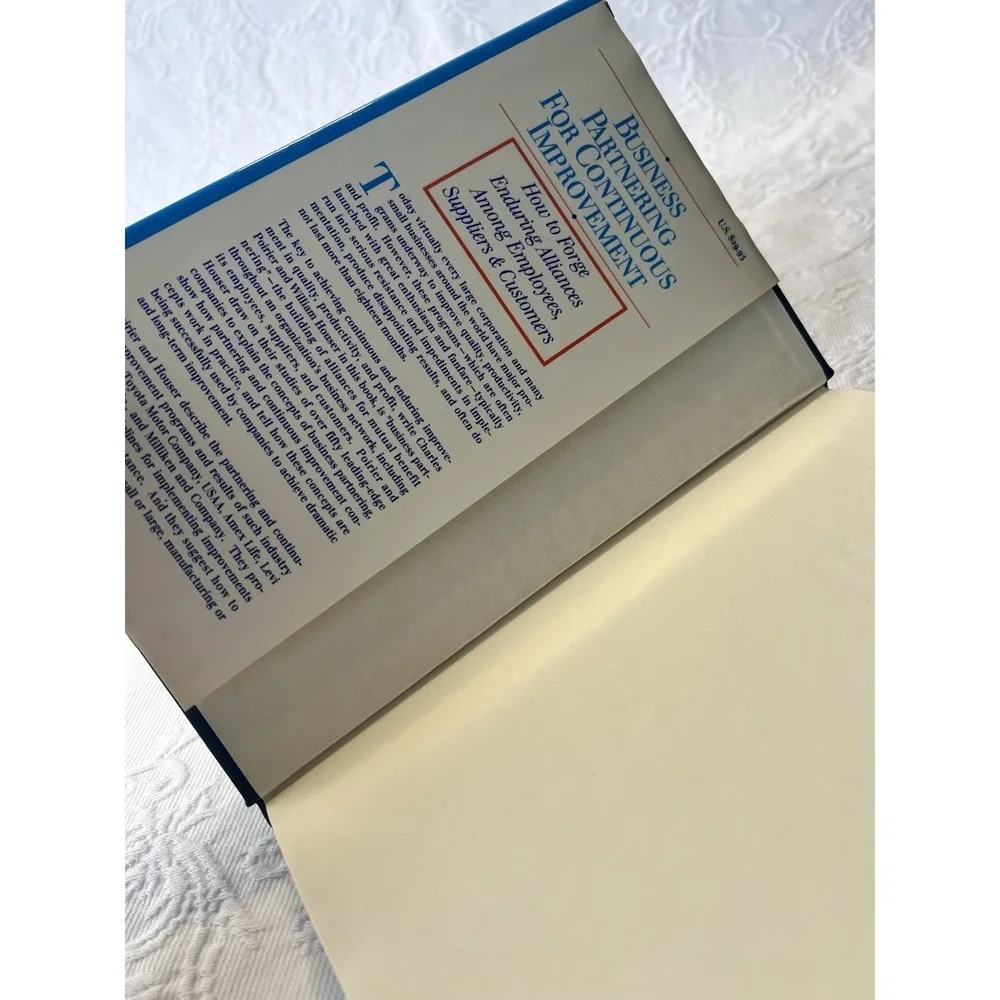 Vintage‎ 90's Charles C. Poirier Business Partnering for Continuous Improvement